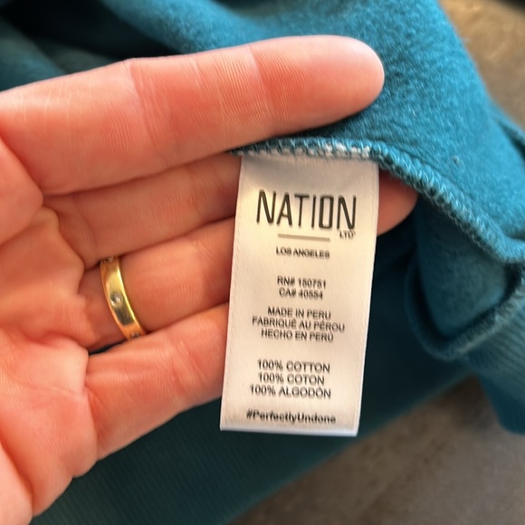 Nation Ltd Cecile Puff Sleeve Sweatshirt - Picture 7 of 10